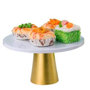 <b>Top</b> Quality Gold Plated Metal Cake Stand Table Cake Holder Dry Fruit Tray for Wedding <b>Birthday</b> Cake Display Stand New Arrival - Product Image 5