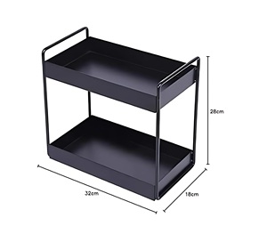 Étagère à épices murale en métal pour assaisonnement de cuisine Étagère de rangement pour épices de comptoir - Product Image 6