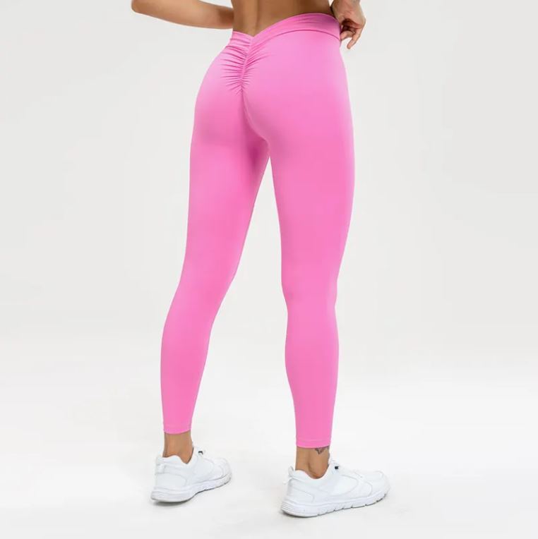 Scrunch Mesh High Waist Seamless Yoga Pants Fitness Clothing Sport High Waisted Scrunch Butt Lifting Leggings for Women