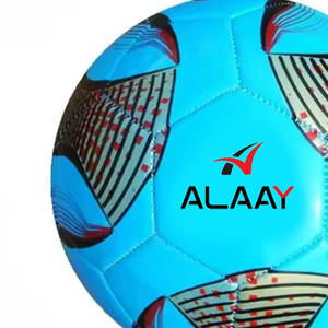 Balón de fútbol de cuero de PVC Alaay tamaño 5 para entrenamiento al aire libre y deportes con alta retención de aire Impresión de logotipo personalizable - Product Image 5