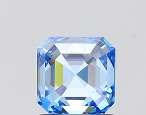1.01 Carat Asscher Cut Fancy Vivid Blue Lab Grown Diamond IGI Certified Bagues de fiançailles Fine Jewelry From India Loose Diamonds - Product Image 4
