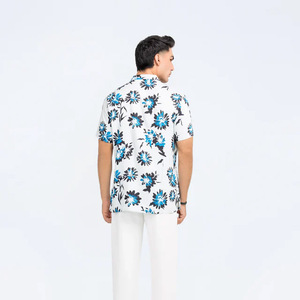 เสื้อฮาวายแขนสั้นสำหรับผู้ชายเสื้อโอเวอร์ไซส์สำหรับใส่ไปชายหาดวันหยุดฤดูร้อน - Product Image 2