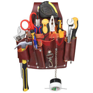 Sac à outils en cuir pour électricien, nouvellement lancé, conçu pour les besoins professionnels des électriciens - Product Image 2