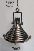 Lámpara de enfoque de luz de búsqueda Marina Náutica de alta calidad, logotipo personalizado, modelo de barco colgante de Metal para regalos, Venta caliente a bajo precio