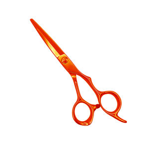 Ciseaux de coiffeur professionnels de coupe de cheveux 5.5 "ciseaux de Salon d'acier inoxydable de repos de doigt de Fix pour la beauté - Product Image 1