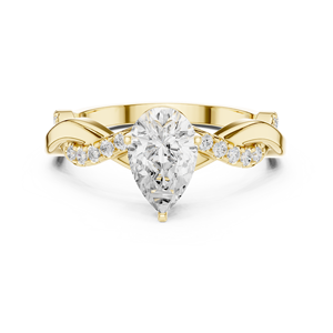 Regalo de anillo inicial personalizado de 10K para ella - Product Image 5