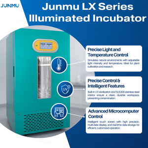 Junmu180l 280l 380l 풀 스펙트럼 광 인큐베이터 고급 UV 살균 및 종자 발아 스마트 제어, BOD 테스트 - Product Image 4