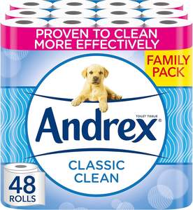Papier toilette Andrex Classic Clean, 48 rouleaux - Product Image 6