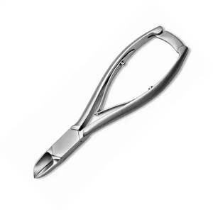 กรรไกรตัดเล็บเหล็กคุดแบบเหล็กสปริงสองชั้นใบมีดคมเครื่องมือดูแลหนังกำพร้าที่ตัดเล็บสำหรับงานหนักงานออกแบบได้ตามต้องการ - Product Image 2