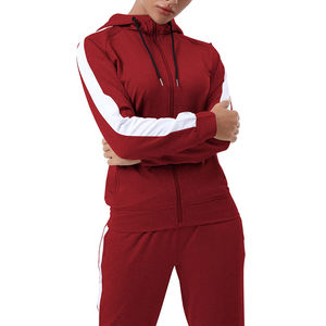 Chándal Deportivo Personalizado con Capucha y Cremallera para Mujer, de Primera Calidad, de Dos Piezas, para Invierno - Product Image 4