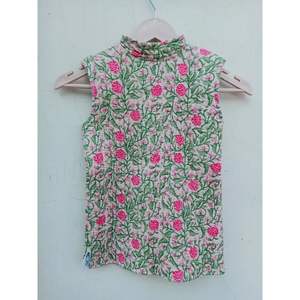 <b>Short</b> <b>Sleeve</b> Reversible Quilted <b>Jacket</b> for Ladies Floral Animal Block Print Custom Logo Bomber Winter Coat XL for Autumn Spring - Product Image 2