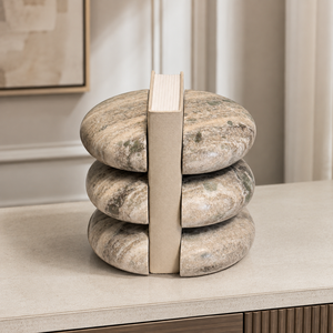 Sujetalibros de Mármol Natural al por Mayor, Soporte Decorativo Pesado para Libros, para Decoración de Hogar y Oficina de Lujo - Product Image 1