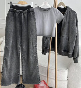 Pantalones de chándal de cintura alta para hombre hechos a medida Nuevo estilo Lona de color sólido Precio razonable informal Hecho en Pakistán para la venta - Product Image 4