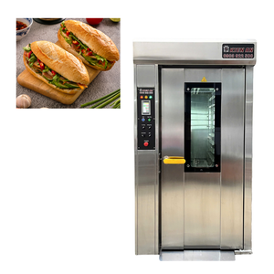 เตาอบแบบหมุน16ถาดได้รับการรับรองมาตรฐาน ISO เตาอบสำหรับใช้ในเชิงพาณิชย์ผลิตภาพสูง1100kg Kien มอเตอร์ร้านอาหาร - Product Image 1