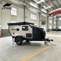 Remorque de camping tout-terrain 4x4 pour le camping en zone isolée, les aventures en plein air et les voyages en terre inconnue