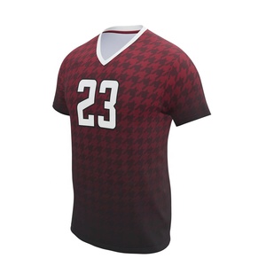 High Quality Stitched Quick Dry Fashion Sportswear Volleyball Jerseys Customized Sizes Solid-Color Volleyball Jerseys For Sale - Product Image 6