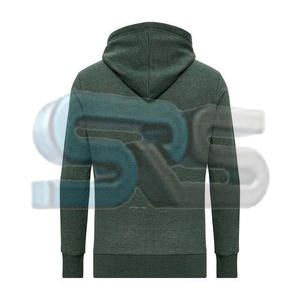 เสื้อมีฮู้ดสำหรับผู้ชายผ้าฝ้ายผสมโอเวอร์ไซซ์เสื้อผ้าแนวสตรีทย้อมสีเรียบ - Product Image 2