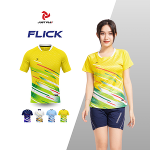Maillot de badminton sportif à séchage rapide de haute qualité conception la plus chaude chemise de sport de fitness personnalisée pour adultes bon prix FLICK JP - Product Image 2