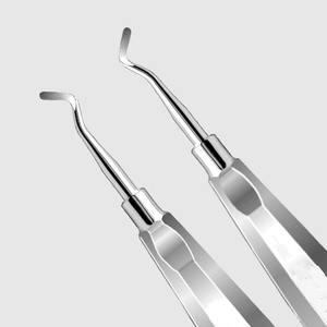 Juego de Elevadores de Raíces Dentales Manuales de Acero Inoxidable de 2 Piezas, Profesional, OEM/ODM, Reutilizable, Ergonómico, para Cirugía Oral - Product Image 5