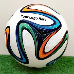 Ballon de football en PU pour adultes, logo classique personnalisé, vente en gros d'usine, pour l'entraînement sportif et les matchs - Product Image 6