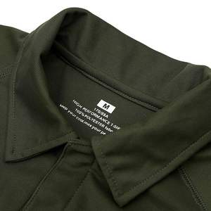 Haute qualité 220gsm tricoté tissu hommes unisexe pour Polo T-Shirt personnalisable court col dur Anti-rétrécissement Anti-rides solide - Product Image 3