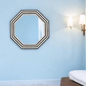 Cadre de miroir en incrustation d'os de luxe, miroir mural en incrustation d'os, miroir en incrustation d'os de la meilleure qualité par f s international - Product Image 5