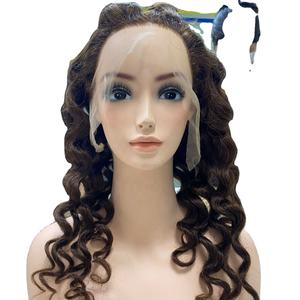 Vente en Gros 13x6 Perruques Frontales Haute Qualité 100% Vierge Droite Vague Profonde Vague Naturelle Extensions de Cheveux Humains - Product Image 4