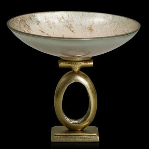 ชามตกแต่งดีไซน์ใหม่ล่าสุด ทำจากอะลูมิเนียมทรงกลม ขอบสีทอง ขัดเงาอย่างดี คุณภาพพรีเมียม - Product Image 5