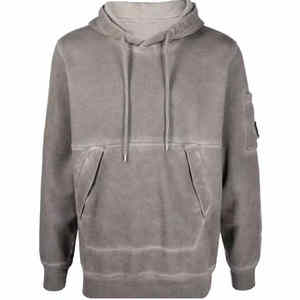 Última llegada logotipo personalizado lavado con ácido sudaderas con capucha para hombres pulóver ropa universitaria uso al aire libre suministro directo de fábrica hombres sudaderas con capucha - Product Image 1