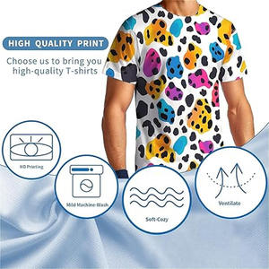 T-shirts colorés de grande taille pour hommes de haute qualité T-shirts de lavage à l'acide délavés par le soleil en détresse - Product Image 6