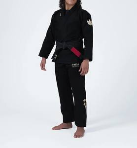 Uniformes de Artes Marciales de Jiu Jitsu BJJ con Logotipo Personalizado al por Mayor, 100% Algodón Elástico, Lavado, Ligero, para Entrenamiento y Competición - Product Image 1