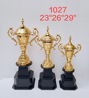 Ensemble de prix de coupe de trophée de cricket en cristal de haute qualité de 3 trophées en métal personnalisables pour la vente en gros pour la reconnaissance de jeu de cricket