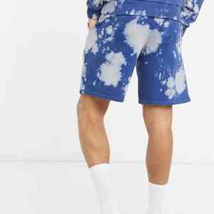 Ensemble de survêtement deux pièces pour hommes, mode d'été, t-shirts à manches courtes et shorts, ensembles courts tie-dye pour hommes, coton respirant - Product Image 2