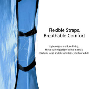 Nouveau design de haute qualité Logo personnalisé bavoirs de football pour adultes gilet d'entraînement de football au prix de gros - Product Image 5