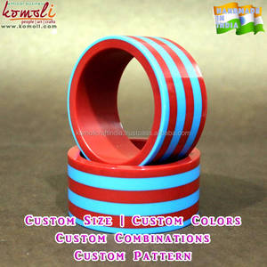 Bracelets en résine personnalisés faits à la main, bijoux solides et élégants pour femmes, parfaits pour les cadeaux et les looks de mode quotidiens - Product Image 5