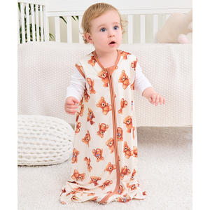 ถุงนอนฤดูร้อนผ้าไผ่ น้ำหนักเบา 0.5 TOG แบบถักลายพิมพ์เรียบง่าย - Product Image 4