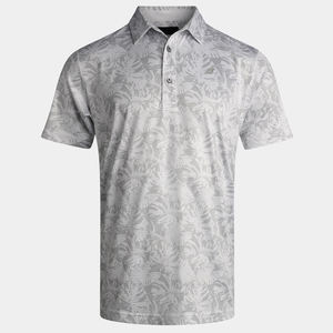 2025 nouveau Design de mode hommes Sublimation Polo avec manches courtes 2025 vente en gros pas cher prix pleine Sublimation hommes Polo chemise - Product Image 1