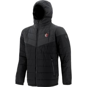 Veste d'hiver matelassée unisexe OEM, design personnalisé, col montant, fermeture éclair, capuche respirante, toile extérieure, logo sur le devant - Product Image 1