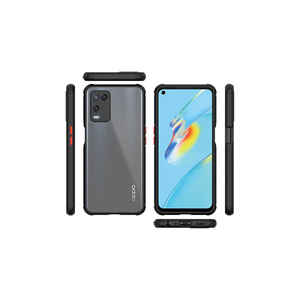 Étui de protection en silicone de qualité supérieure OYO Kaff Series pour Oppo A54 4G, coque arrière antichoc avec fonction anti-traces de doigts, bleu marine - Product Image 3
