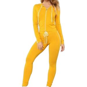 ชุดวอร์มออกกำลังกายแขนยาวสำหรับผู้หญิง ลดราคาพิเศษ ใส่สบาย เหมาะสำหรับออกกำลังกาย พร้อมโลโก้ปัก - Product Image 1