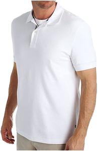 2025 hommes pour polos de haute qualité Anti-rides motif solide meilleur tissu manches régulières nouveau Style en ligne en gros - Product Image 3