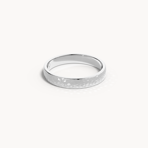 Bague Statement en Or Jaune Coupe Princesse 3,5 mm Géométrique Cadeau - Product Image 1