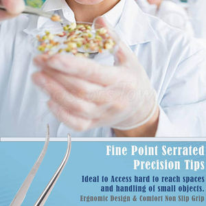 Forceps médical professionnel de habillage avec le corps durable d'acier inoxydable pour le soin d'hôpital et les procédures cliniques - Product Image 3