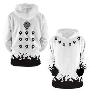 เสื้อฮู้ดดี้พิมพ์ลายอนิเมะสำหรับผู้ชายแบบขายส่ง สำหรับฤดูหนาว พิมพ์ลายแบบซับลิเมชั่น 3 มิติ ระบายอากาศได้ดี ผลิตจากโพลีเอสเตอร์/คอตตอน ย้อมสีพื้น - Product Image 1