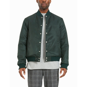 Nueva chaqueta de bombardero de color púrpura para invierno, chaqueta de bombardero de alta calidad, chaqueta de invierno hecha a medida para hombre - Product Image 4