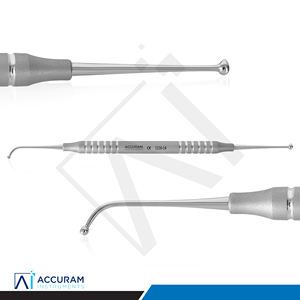 Instrumento Operativo Dental de Doble Extremo para Odontología Amalgam, Herramienta Restauradora de Acero Inoxidable de 17 cm, Precisión de Relleno, CE - Product Image 2