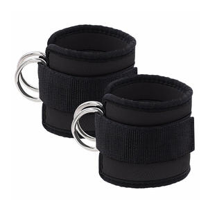 Fitness ajustable D-Ring correas de tobillo soporte de pie protector de tobillo gimnasio pierna polea con hebilla deportes pies guardia - Product Image 1
