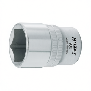 Hazet 1/2'' 6-Point Square <b>Socket</b> with Traction Profile and Knurling - Product Image 2