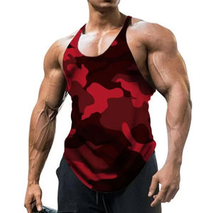 Extérieur sans manches Camo débardeur hommes respirant séchage rapide chemise pour la pêche chasse randonnée et toute la journée été confort - Product Image 2