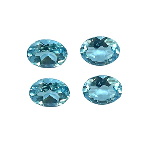 Natural Blue Topaz Loose Gemstones Faceted Sky Blue Crystal Stones Parcel with Quartz for Bespoke Fine <b>Ring</b> Bezel Prongs Mounts - Product Image 3